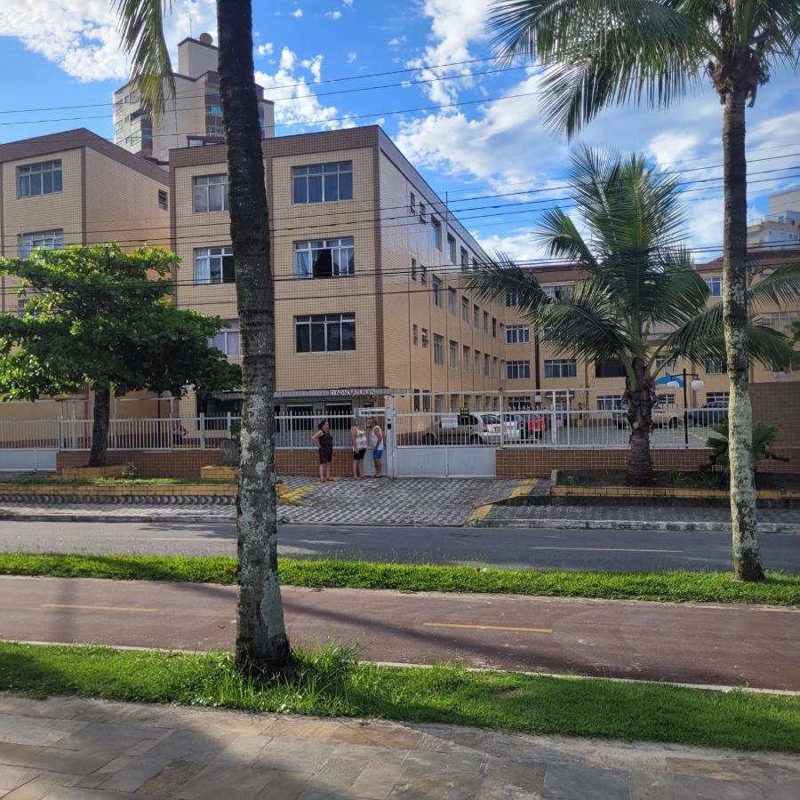 Kitnet Frente Pro Mar Em Vila Caicara, Portaria 24 Hs E Wifi Praia Grande Dış mekan fotoğraf