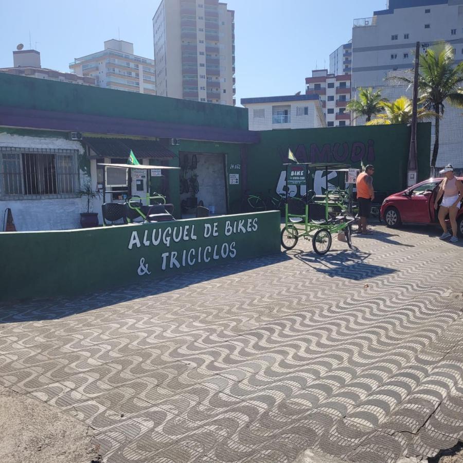 Kitnet Frente Pro Mar Em Vila Caicara, Portaria 24 Hs E Wifi Praia Grande Dış mekan fotoğraf